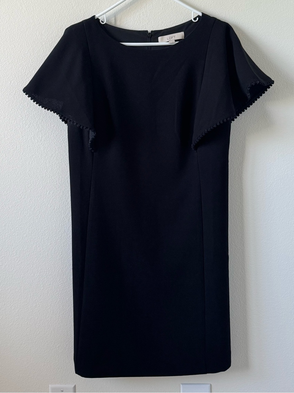 LOFT flutter sleeve dress